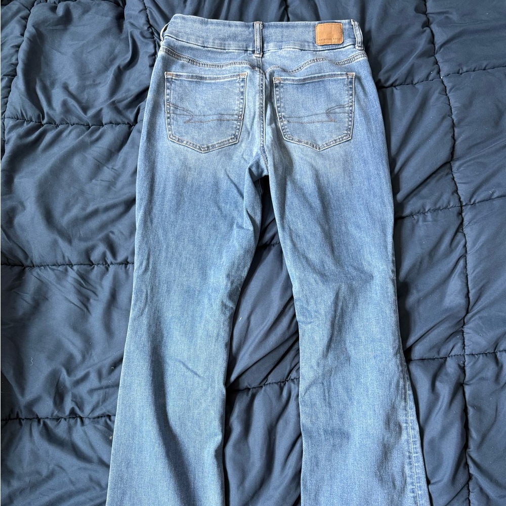 American Eagle Outfitters Light Blue Flare Jeans